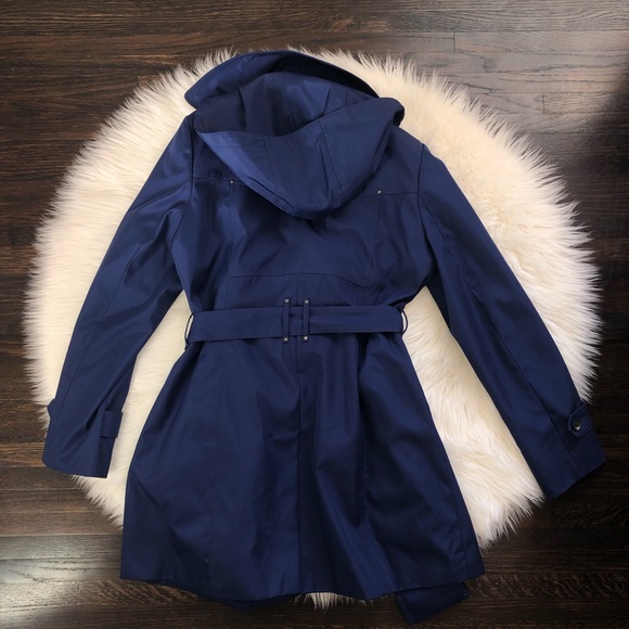 Marc NY Andrew Marc Belted Trench Coat - Picture 5 of 6